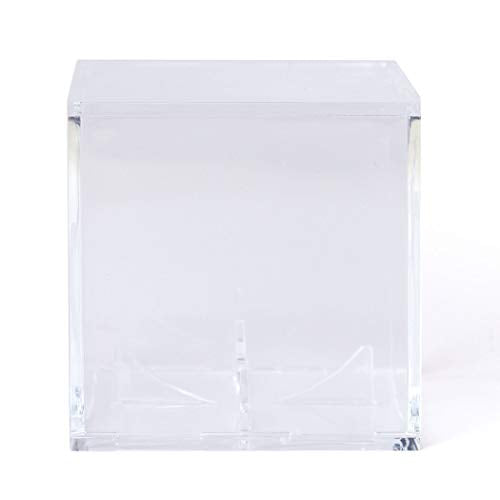 ChalkTalkSPORTS Square Acrylic Display Case | Tennis Ball Holder | Single