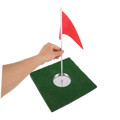 LIOOBO Thickened Putting Cup Hole Golf Training Aid Cups Flags Portable Golf Ball Training Aid for Indoor Practice