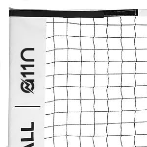 A11N SPORTS Badminton Net - Height Adjustable Volleyball Net for Junior Tennis, Soccer Tennis & Kids - Portable Driveway Pickleball Net for Indoor & Outdoor, 11ft/14ft/20ft Wide