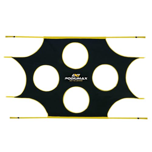 Soccer Goal Target Net with 10 Scoring Zones, Compatible with All 8'x6'/ 12'x6'/ 14'x7' Soccer Goals
