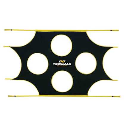 Soccer Goal Target Net with 10 Scoring Zones, Compatible with All 8'x6'/ 12'x6'/ 14'x7' Soccer Goals