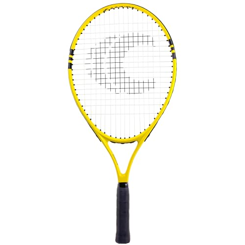 Cannon Sports 23-Inch Junior Tennis Racket – Pre-Strung 81 Square Inch Head – Lightweight Aluminum Durable Frame for Training, Competitive Matches & Recreational Play