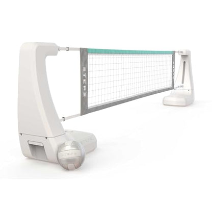 Step2 Vero Pool Volleyball Net, Outdoor/Indoor Waterproof Patio Furniture, Made of Durable Plastic, 15-25 Feet, White