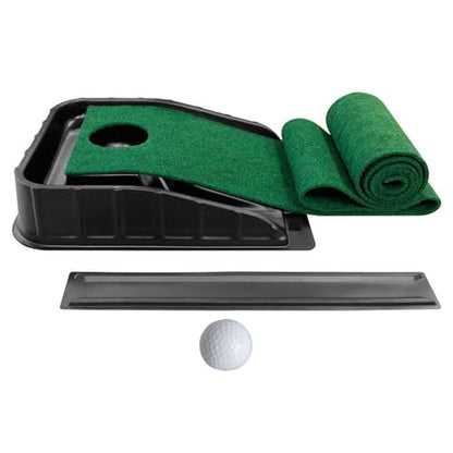 Golf Putting Matt with Ball Automatic Ball Return 85.04inchx8.66inch