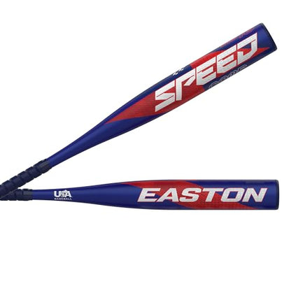Easton | Speed Comp Baseball Bat | USA Baseball | -10 / -13 Drop | 2 5/8" Barrel | 1 Pc. Composite - color: Navy/Red, size: 29 Inch, style: -10