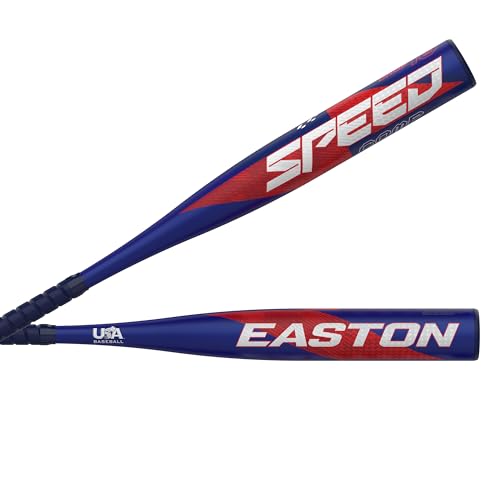 Easton | Speed Comp Baseball Bat | USA Baseball | -10 / -13 Drop | 2 5/8" Barrel | 1 Pc. Composite - color: Navy/Red, size: 29 Inch, style: -10