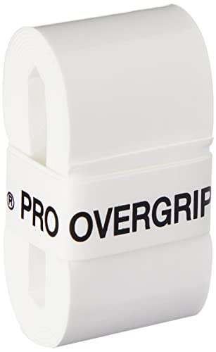 WILSON WRZ4014WH Tennis Racquet Pro Over Grip, White, Pack of 3 - color: White, style: Pro