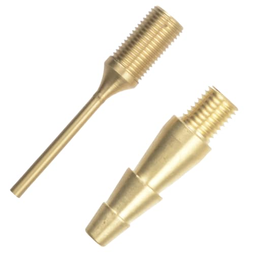 Brass Integrated Ball Pump Needle 35/64 32 Thread BSP Thread, Air Pump Needle, Inflation Needles Nozzle - for Basketball, Football, Volleyball, and More Efficient, Portable, Durabl