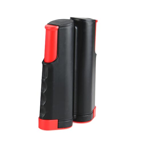 Portable Pingpong Net Table Tennis Set with Retractable Professional Tennis Accessories Portable Set - color: black red