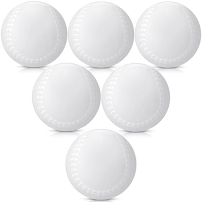 VioraWhite Pitching Machine Balls, Balls Foam Practice Baseballs High Density Foam Practice Baseball Softball Training Ball for Hitting Practice and Fielding Practice 3 oz 2.9 Inches