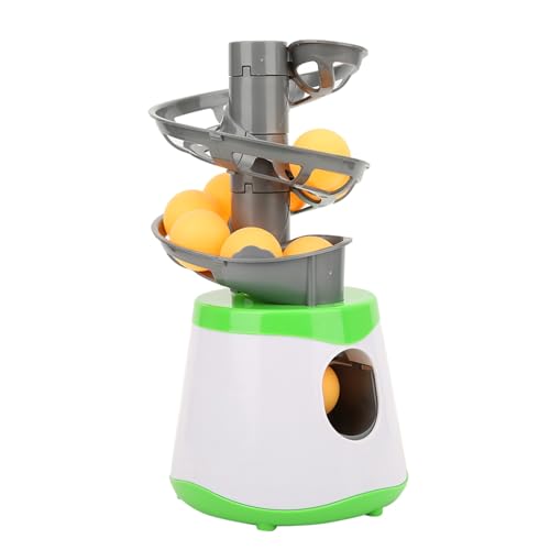 Yosoo Health Gear Table Tennis Robot Automatic PingPong Ball Launcher, Portable Table Tennis Trainer Machine with 10 Balls for Beginners, PingPong Ball Serve Machine for Training Practising