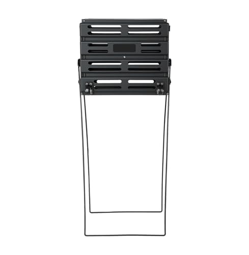 Tennis Ball Hopper, Holds 80 Tennis Balls, Pickleball Basket Cart with Wheels for Easy Pick Up, Portable Pickleball Collection Caddy with Heavy-Duty Construction, for Training Carrying Storage