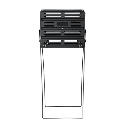 Tennis Ball Hopper, Holds 80 Tennis Balls, Pickleball Basket Cart with Wheels for Easy Pick Up, Portable Pickleball Collection Caddy with Heavy-Duty Construction, for Training Carrying Storage