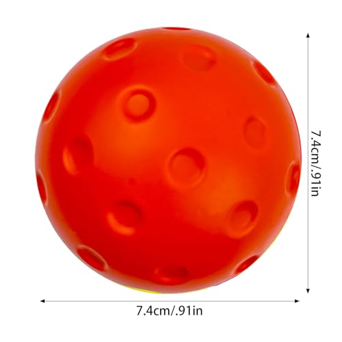 Warm Up Pickleball Ball - Silent Pu Training Ball for Indoor Warm Ups and Backyard Use | Suitable for Beginners and Professionals Living Room or Backyard Practice
