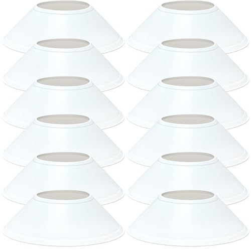 12 Pcs Mini Soccer Cones for Sport Agility Disc Cones Soccer Training for Agility Drills Sports Football - color: White
