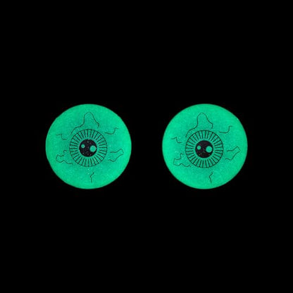 Fun Express Glow-in-The-Dark Eyeball Table Tennis Balls - 12 Piece