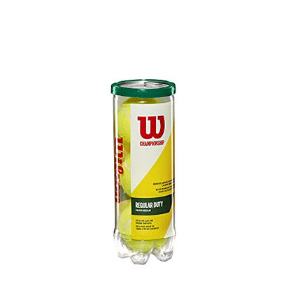WILSON Championship Tennis Balls - size: Single Can (3 Balls), style: Regular Duty