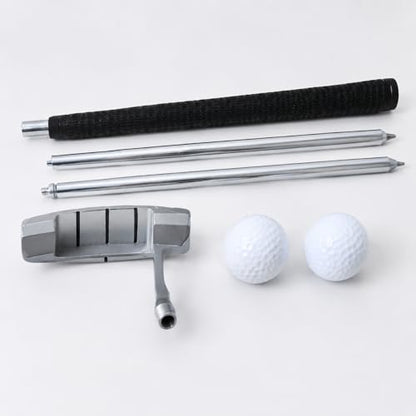 Verdant Golf Putting Practice Mat, Indoor Golf Putting Aid with Grass-likelike Feel, Portable System with Putter & PVC Box, Gifts for Men