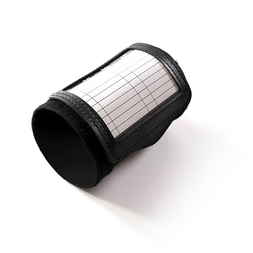 Quarterback Wristband Playbook for Youth and Adult 20 Pack - Football, Baseball, Softball Play Wristbands for Training - Complete with Coach Whistle and Pair of Trainer Receivers