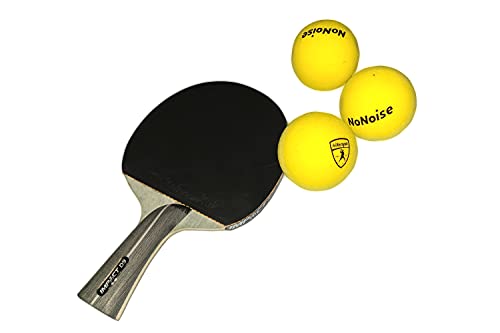 Killerspin NoNoise Quiet Ping Pong Balls 3-Pack Yellow