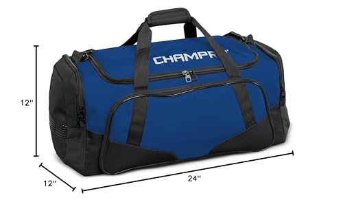 Champro Large Team Duffel Bag - color: Royal