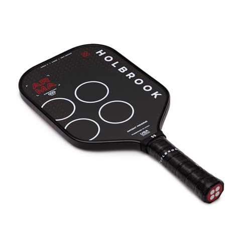 Holbrook ARMA Series Metallic Pickleball Paddle – Carbon Fiber Paddle with Dual-Density Core | USAPA Approved for Tournament Play | Control & Power - style: T