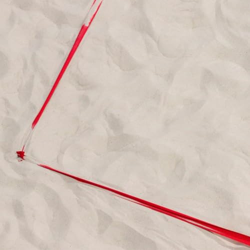 Volleyball Court Cords - Volleyyball Boundarry Webbing | Beach Volleyballl Lines for Heavy Duty Adjustable Sand Courrt Marking Kit | Outdoor Sports