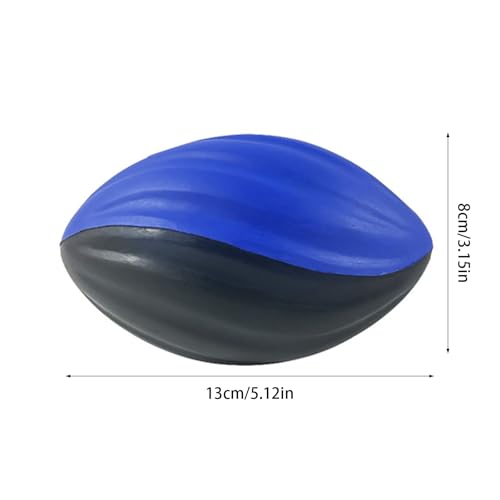 Durability PU Slow Bounce Football Light Weight Rebounds Ball Safe for Team Play Safe - color: Yellow and Black