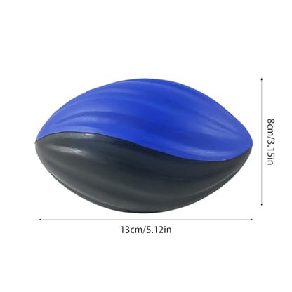 Durability PU Slow Bounce Football Light Weight Rebounds Ball Safe for Team Play Safe - color: Yellow and Black