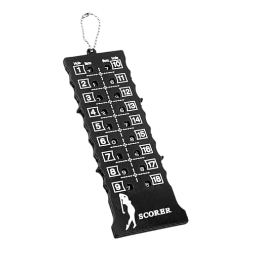 BESPORTBLE Golf Score Counter Portable Device for Golfing Lightweight and Durable with Hanging Chain Easy to Use Golfing Accessory for Efficient Score Tracking
