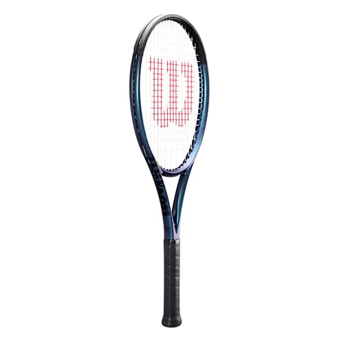 WILSON Ultra 100 V4 Tennis Racket (Unstrung) (4 1/8 inch), Blue