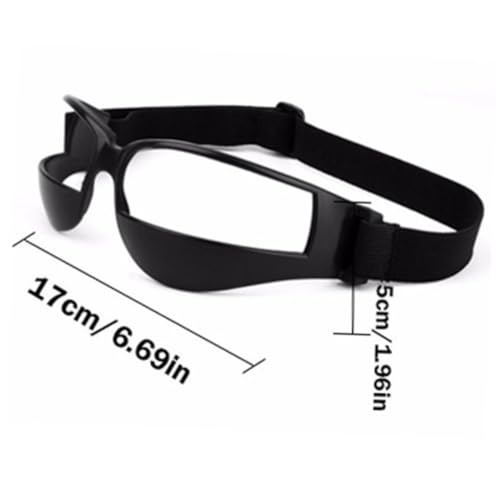Training Goggles 2 Pack Basketball Glasses Anti-fog Safety Glasses for Dribbling Practice Comfortable Fit for Ages