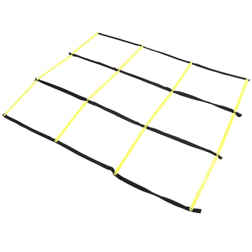 NOLITOY Agility Ladder for Sports Training and Football Speed Ladder Nine-Square Rope Design Portable Foldable for Footwork and Agility Drills
