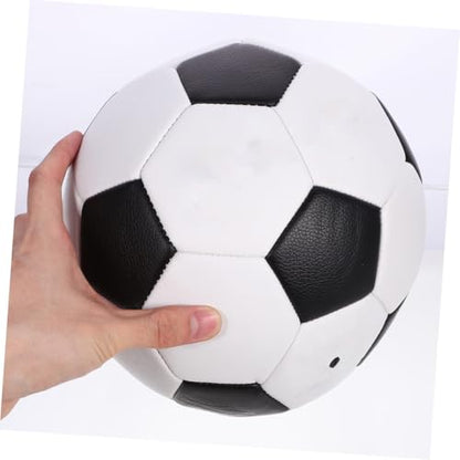 minkissy Size 5 Training Soccer Ball Pu Machine-Seamed Football for Boys, Sturdy Outdoor Practice Ball for Youth Soccer Training and Play