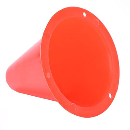 10pcs Football Cones Soccer Training Discs Football Marker Poles Flat Square Bottom Stackable for Soccer Training