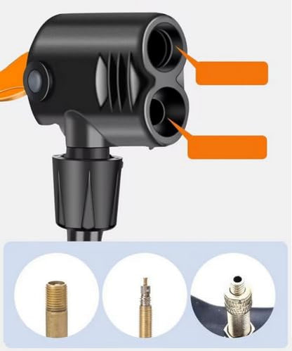 Foot Twin Cylinder Air Pump, Bike Floor Pumps, Air Pump for Ball, for Bicycle Motorbike & Inflatable Bed Pillow & Swimming Items