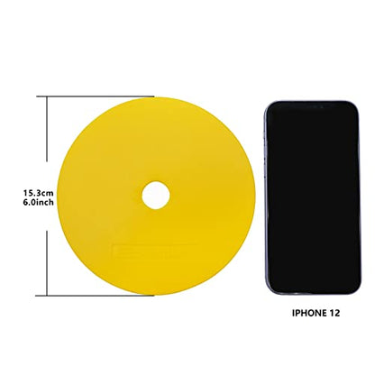 Spot Markers 6pcs 4inch 6inch 8inch 10inch 12inch Floor Marker for Kids Agility Training - style: 6inch
