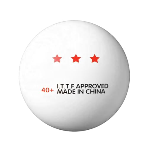 10 Pcs Pingpong Ball 3-Star Table Tennis Ball for Indoor/Outdoor Pingpong Table