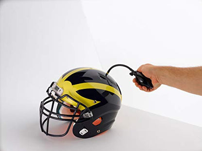 Tandem Sport Pocket Football Helmet Pump - Helmet Pump with Hose & Air Release Valve - Compact Air Pump for Football Helmets - Easy, One Hand Operation - Black - style: Helmet Pump