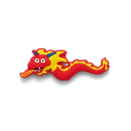 Racket Pets Kids Tennis Racket Dampener & Matching Overgrip Tape, Performance Shock Absorbing Dampener for Tennis Racket & Fun Animal Print Tennis Wrap Grip Tape - style: Dragon