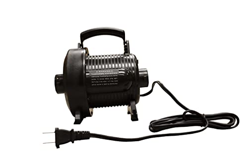 1HP Electric Air Pump for Inflatables with Halkey Roberts Valve Adapter, 1000W High Pressure Inflatable Pump for SUPs, Air Track Mats, Bubble Soccer & Zorb Balls