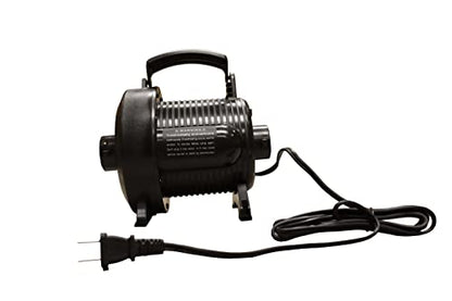 1HP Electric Air Pump for Inflatables with Halkey Roberts Valve Adapter, 1000W High Pressure Inflatable Pump for SUPs, Air Track Mats, Bubble Soccer & Zorb Balls