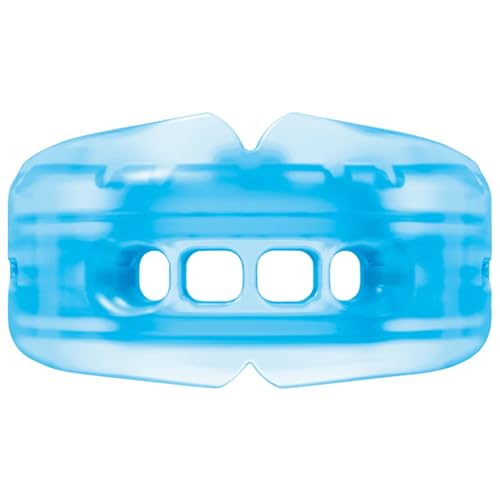 Double Braces Strapless Mouth Guard Blue, Youth