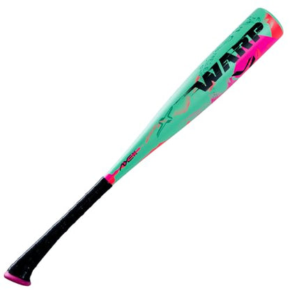 Axe | WARP | 1-Piece Composite | USA Tee Ball Baseball Bat | Drop -13 | 2-5/8" Barrel | Green/Pink