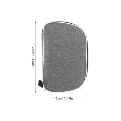 OUNONA Table Tennis Paddle Bag Portable Paddle Case Gray Protective Racket Cover Storage Holder for Ping Pong Rackets Sports Use