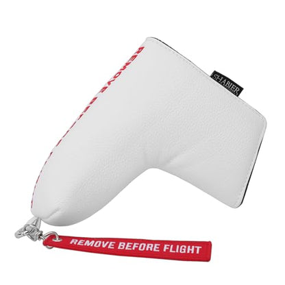 Golf Head Cover with RBF Design for Golf Club - size: for Blade, style: White