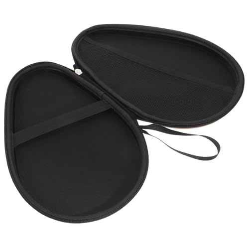 balacoo Table Tennis Paddle Case and Bat Fixed Bag Wooden Color Protective Storage Pouch Reusable Sports Equipment Storage Bag for Ping Pong Players