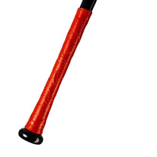 StickGrip X Series (10") - Baseball and Softball Grip, Premium Sports Accessories,Enhanced Texture for Optimal Performance, Weather Resistant - color: Burnt Orange