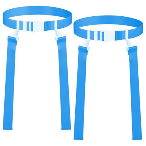 Trained Man Flag Football Belts, Adjustable Flag Football Set for Sports Teams, Training & Competition - color: Blue 2 Man Flag Football Set, style: 2 Man Flag Football Sets