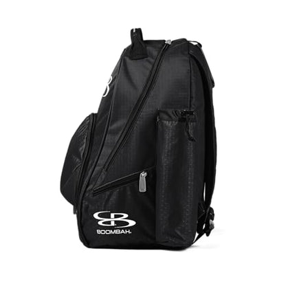 Boombah Tyro Baseball/Softball Bat Backpack - 20" x 15" x 10" - Holds 2 Bats up to Barrel Size of 2-5/8" - color: Black